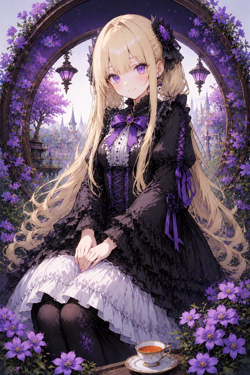ひと休み、ひと休み～☕ 使用モデル：Animagine XL V3.1 ChatGPT(加筆