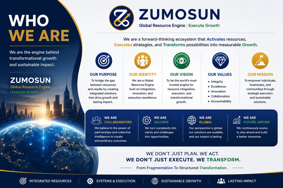 Zumosun-Global Resource Engine | Execute Growth tweet media