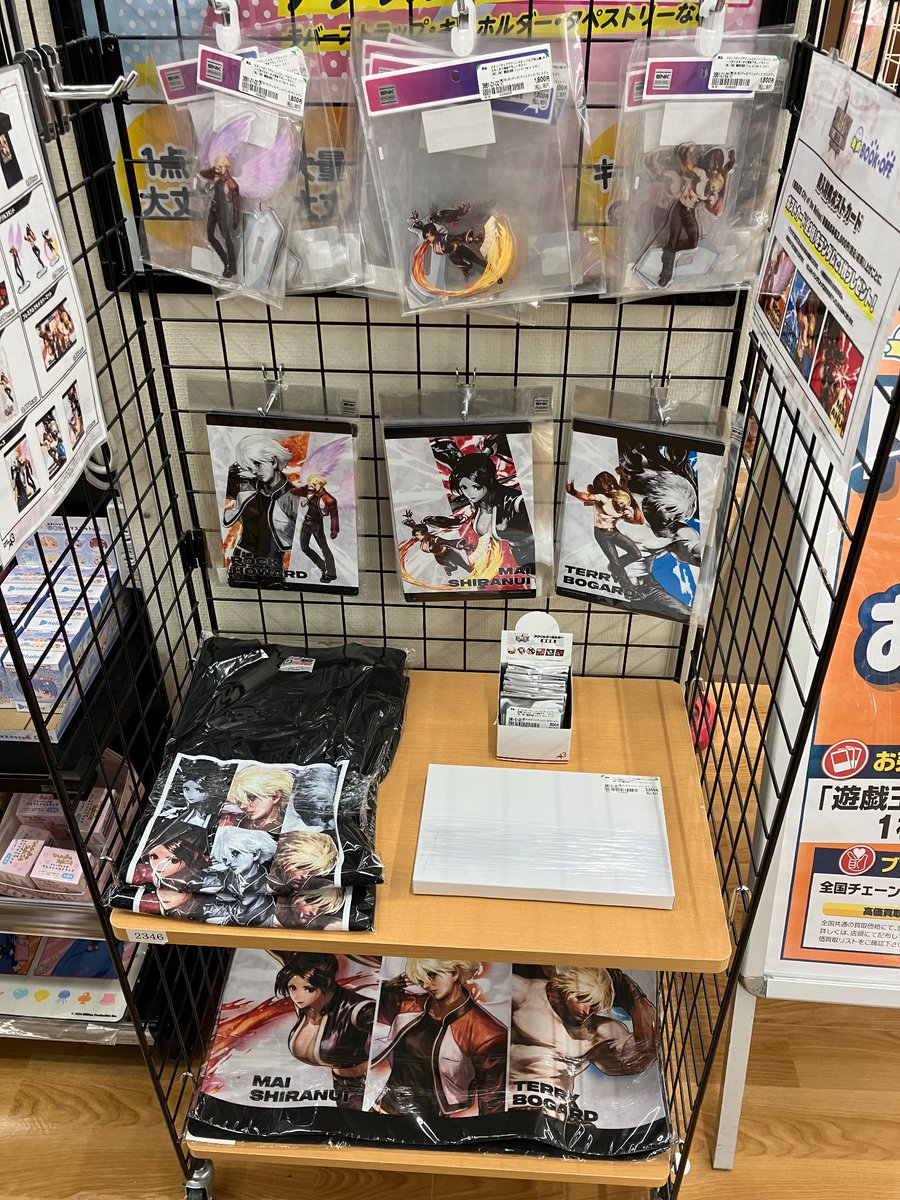スイーツ闘争2022グッズ 5/15（金） 餓狼伝説×BOOKOFFコラボ商品発売！ テリーやロック、舞が