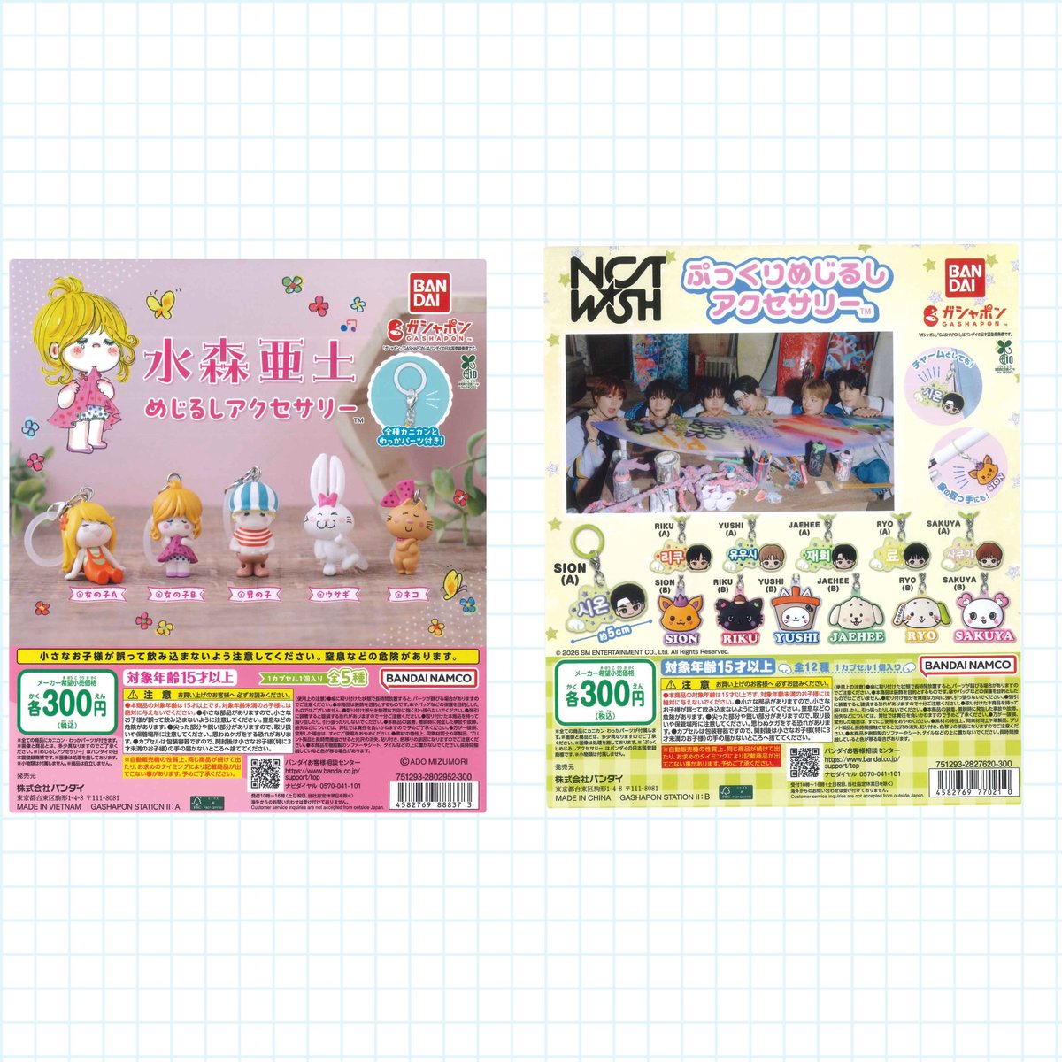 5/14の入荷商品① 📌 水森亜土 めじるしアクセサリー 📌 NCT WISH