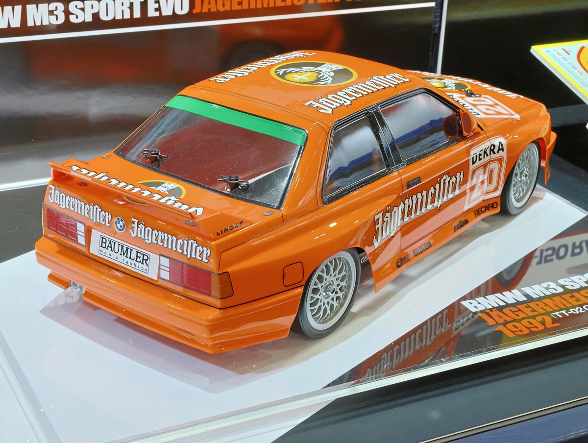 タミヤ　 M3 E30 SPORT EVO イェーガーマイスター ボディ タミヤより「1/10RC BMW M3 SPORT EVO イェーガーマイスター 1992 （TT
