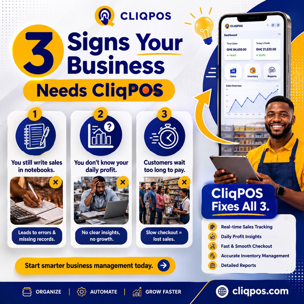 CliqPOS tweet media