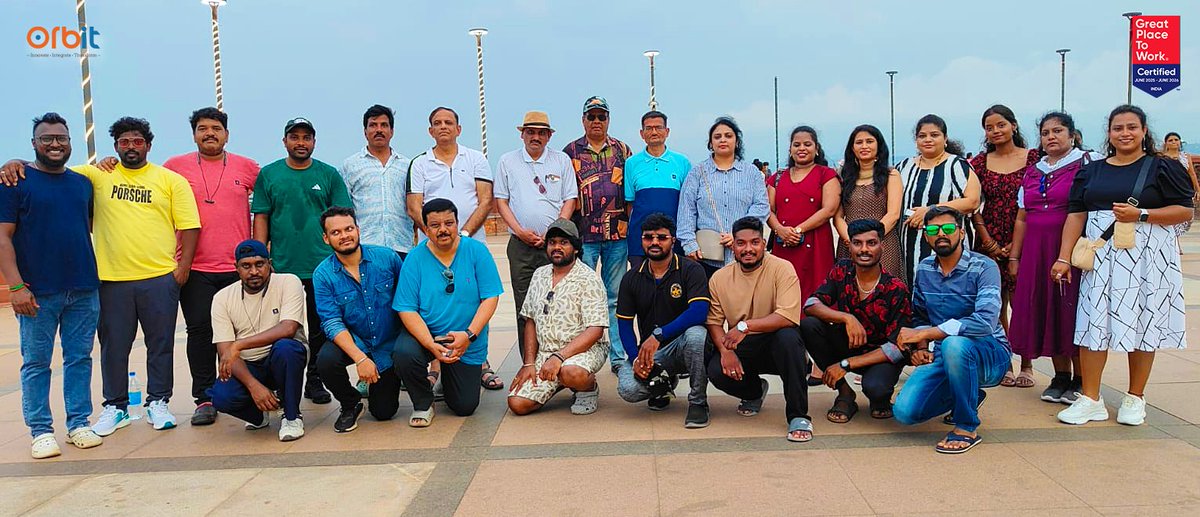 OrbitTechsolInd's tweet photo. 𝐒𝐮𝐧, 𝐬𝐚𝐧𝐝, 𝐚𝐧𝐝 𝐬𝐦𝐢𝐥𝐞𝐬!

The @OrbitTechsolInd Bangalore team had a wonderful time in Goa, creating some truly special memories together. It gave everyone a chance to unwind, connect, and return with renewed energy.

#Team #Wellness #Teambangalore #Orbitindia https://t.co/RzEPZeWwQ2