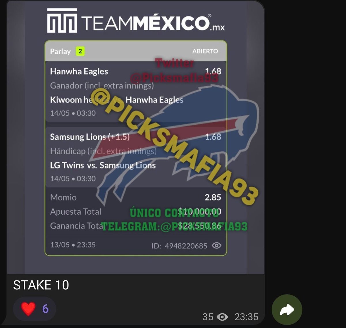 PICKS DE TIPSTERS GRATIS tweet media