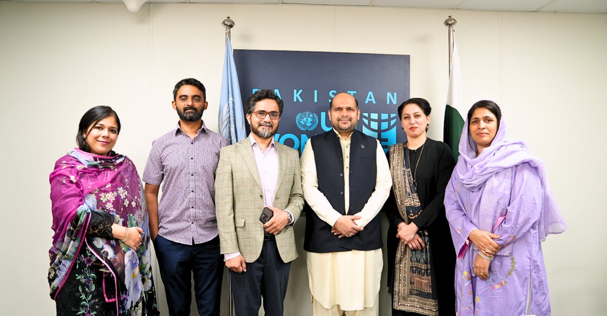IslamicReliefPK's tweet photo. Productive visit to @unwomen_pak  where we discussed strengthening women protection frameworks and advancing sustainable empowerment models.
The meeting explored collaborative pathways, shared learning, and innovative initiatives to promote safer, more inclusive spaces https://t.co/aNO3pEQvQ0