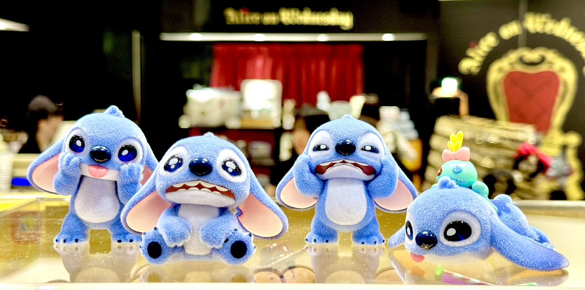 新商品⑤】 スティッチに初の絵文字シリーズ フィギュアが登場
