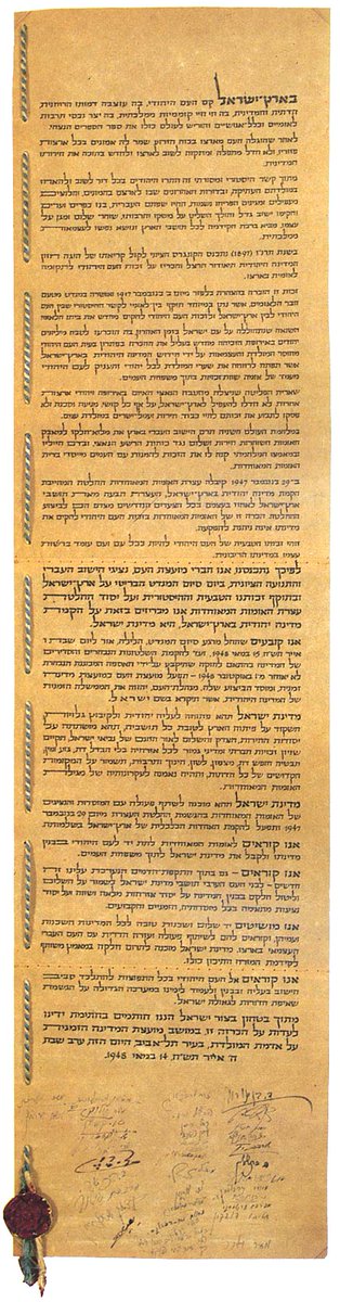 boudewijnsteur's tweet photo. Op deze dag in 1948 proclameerde David Ben-Gurion met de onafhankelijkheidsverklaring de Israëlische staat. Deze dag wordt jaarlijks in Israël gevierd op Onafhankelijkheidsdag. Een dag later werd Israël aangevallen door zijn buurlanden https://t.co/h06Oc8uMDP