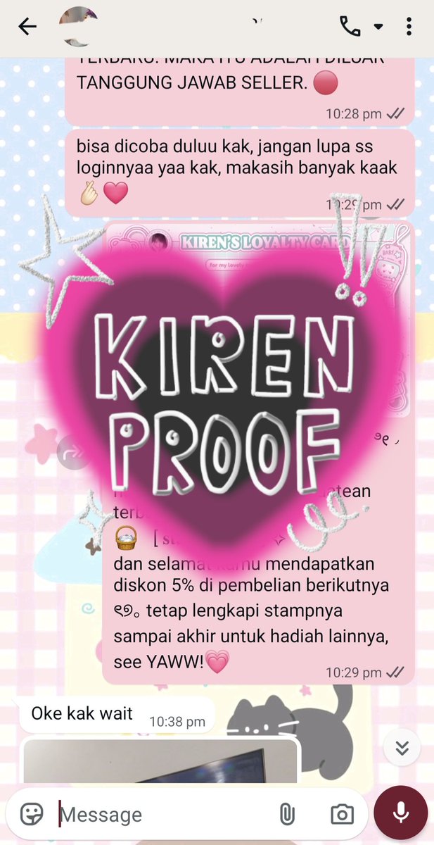 kiren ; mt (@) after dm - fast on wa! tweet media