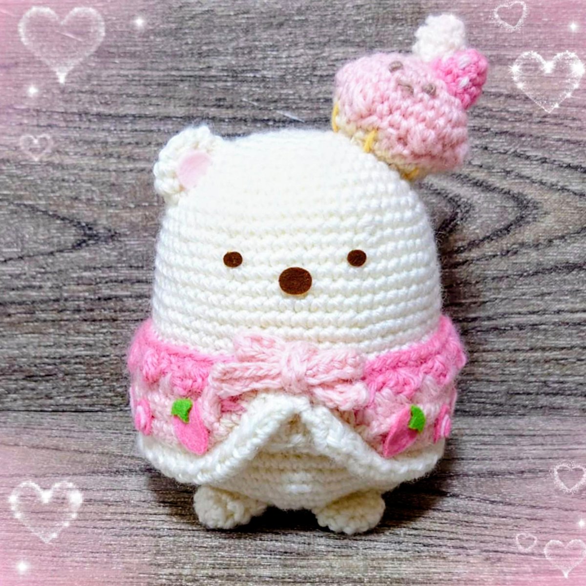 la_bayadele_gam's tweet photo. 編みぐるみキットのしろちゃんが完成しました🧶
細かい作業が多くて大変でしたが楽しく作れました♪
次はふろしきちゃんを作ります
 #クチュリエ #f_couturier  
 #サンエッ活 #すみっコぐらし https://t.co/srFxips6n0