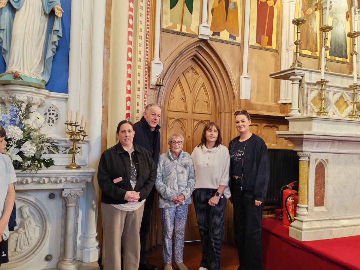 sniosagain's tweet photo. Mass was celebrated last Friday, to mark the installation of a special bell in the church. The bell was rung daily in the Boys' School, and to see it restored after so many years of use, was special. Former Boys' School staff rang the newly -restored bell, as did pupils. https://t.co/jcBBO6uWyp