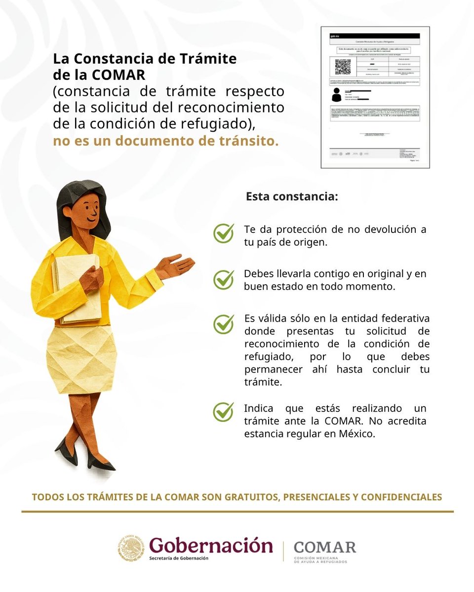 Comisión Mexicana de Ayuda a Refugiados tweet media