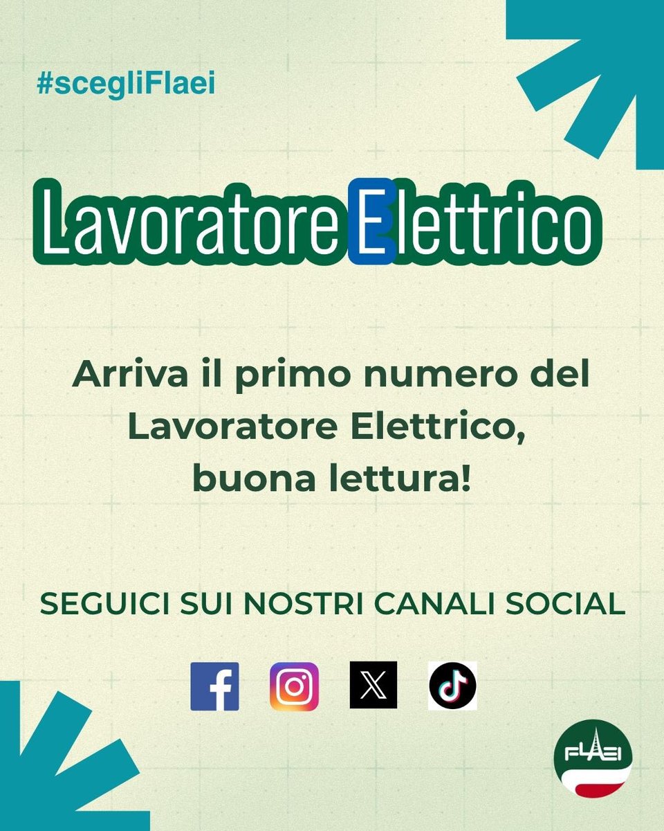 Flaei Cisl nazionale tweet media