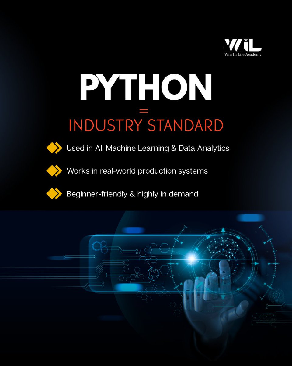 WILAcademy's tweet photo. Python or R — what should you learn first for Data Science?

Python is widely used in the industry for AI, machine learning, and real-world data roles 
R is powerful for statistics and research, but more specialized.

#WinInLifeAcademy #DataScience #Python #RProgramming https://t.co/0CAmlhQ0LC