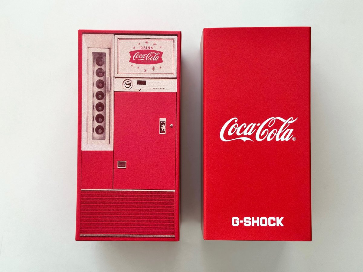 G-SHOCK×コカ・コーラの初回納品分が到着しました。 ボックスが