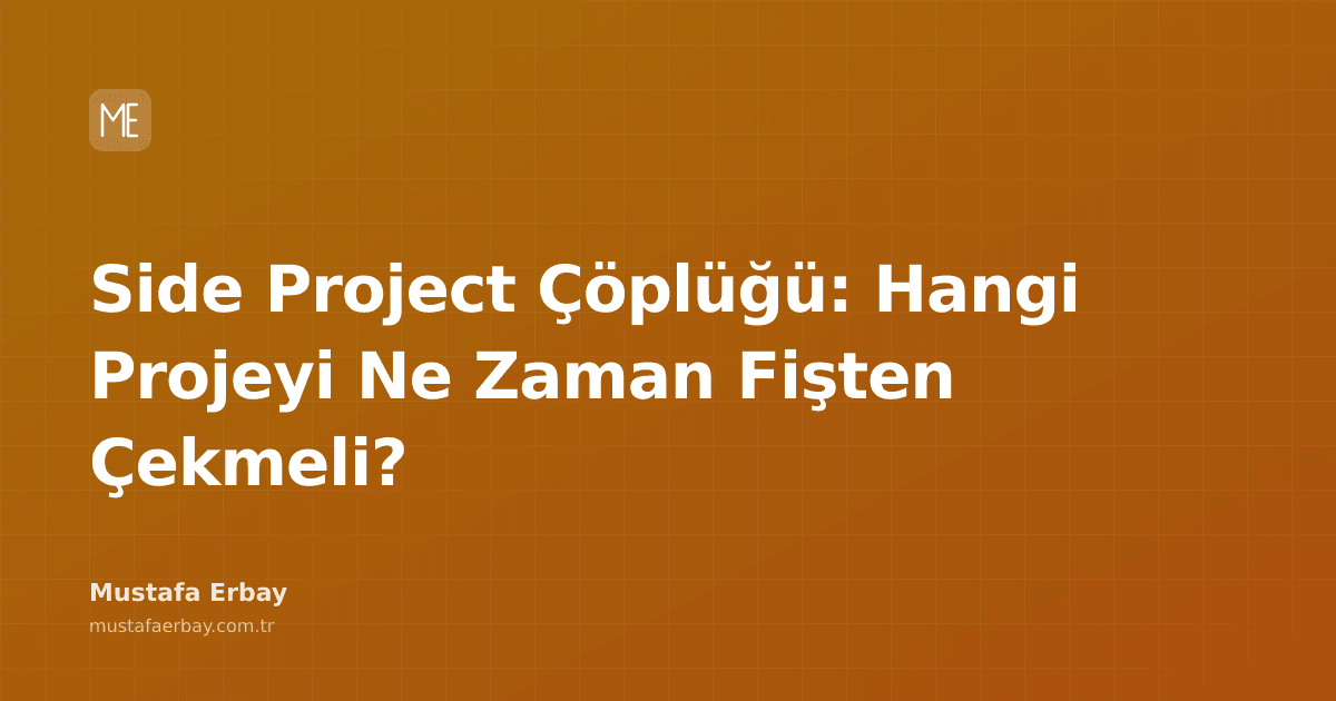 merbay86's tweet photo. Ölü projeleri ayıklaytım, RAM'i kurtardım! Side project çöplüğü temizliği nasıl yapılır?

#SideProjects #Productivity #Devops #ServerManagement

https://t.co/xSvfCwREKN https://t.co/tW4XFkSsMz