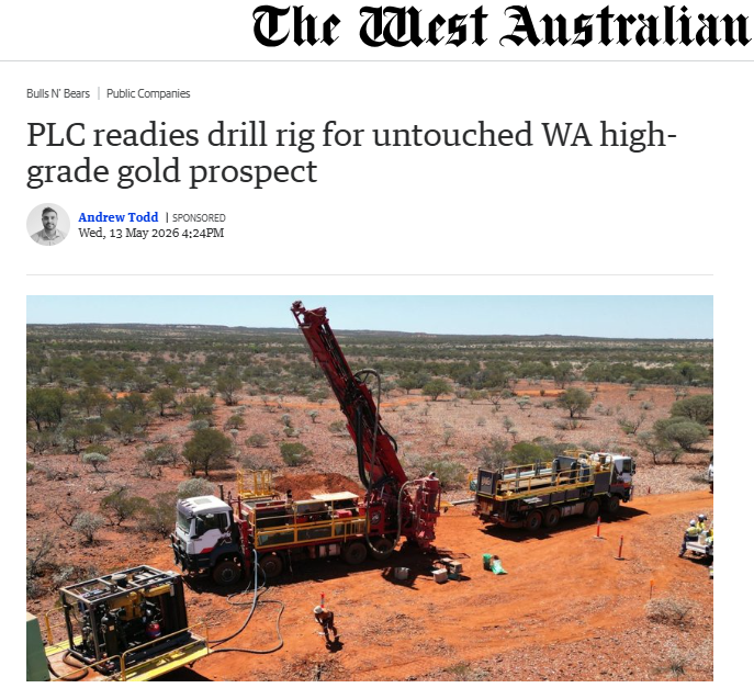 PLCresources's tweet photo. PLC Resources (ASX: $PLC) is set to drill Rochefort for the first time, testing a large untested gold target in WA’s Murchison backed by high-grade rock chips up to 11.7g/t Au and a strong soil anomaly.

Full @westaustralian article here: https://t.co/ZDXxYFJueP

#ASX https://t.co/jGcEl80sBD