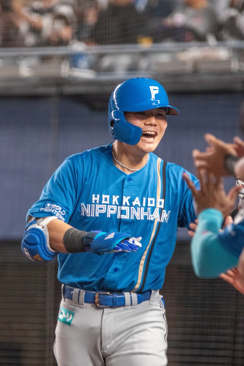 may___baseball's tweet photo. 追い上げ楽しかった❣️第8号🌈✨

#清宮幸太郎 選手 
#ドミれ
#lovefighters 
📷2026.05.14 https://t.co/042woLERW2