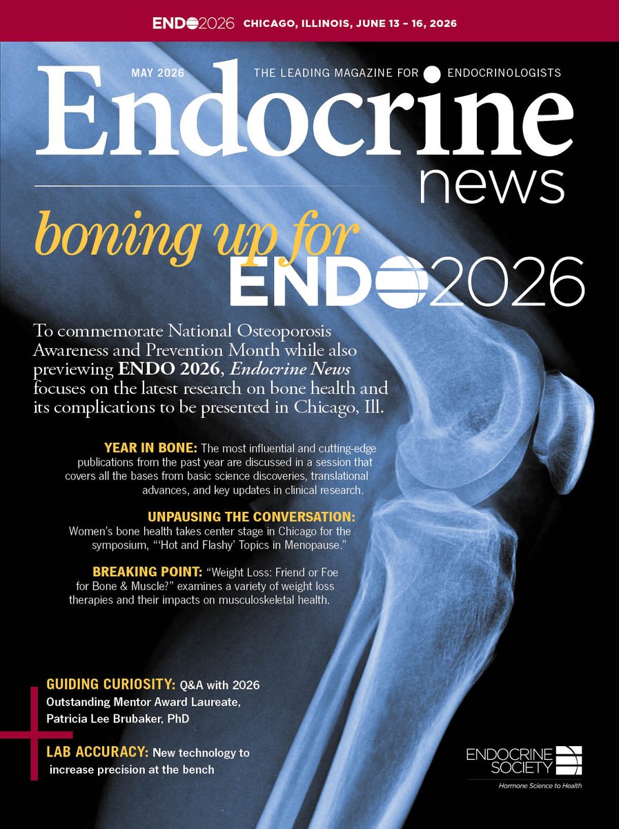 Endocrine_News's tweet photo. At #ENDO2026, taking place June 13 – 16 in Chicago, “Beyond Basic DXA” is set to challenge how clinicians think about bone health assessment:
https://t.co/ajn7AKmQbu https://t.co/b3Jx1YUoB3