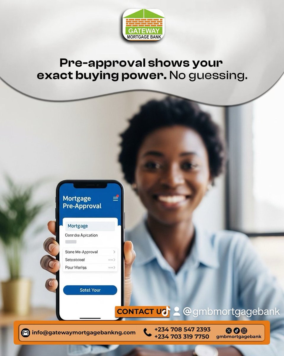 gmbmortgagebank's tweet photo. Get pre-approved with Gateway Mortgage bank and buy with confidence 
#MortgageHelp #mortgagebank https://t.co/72GjeaMEo1