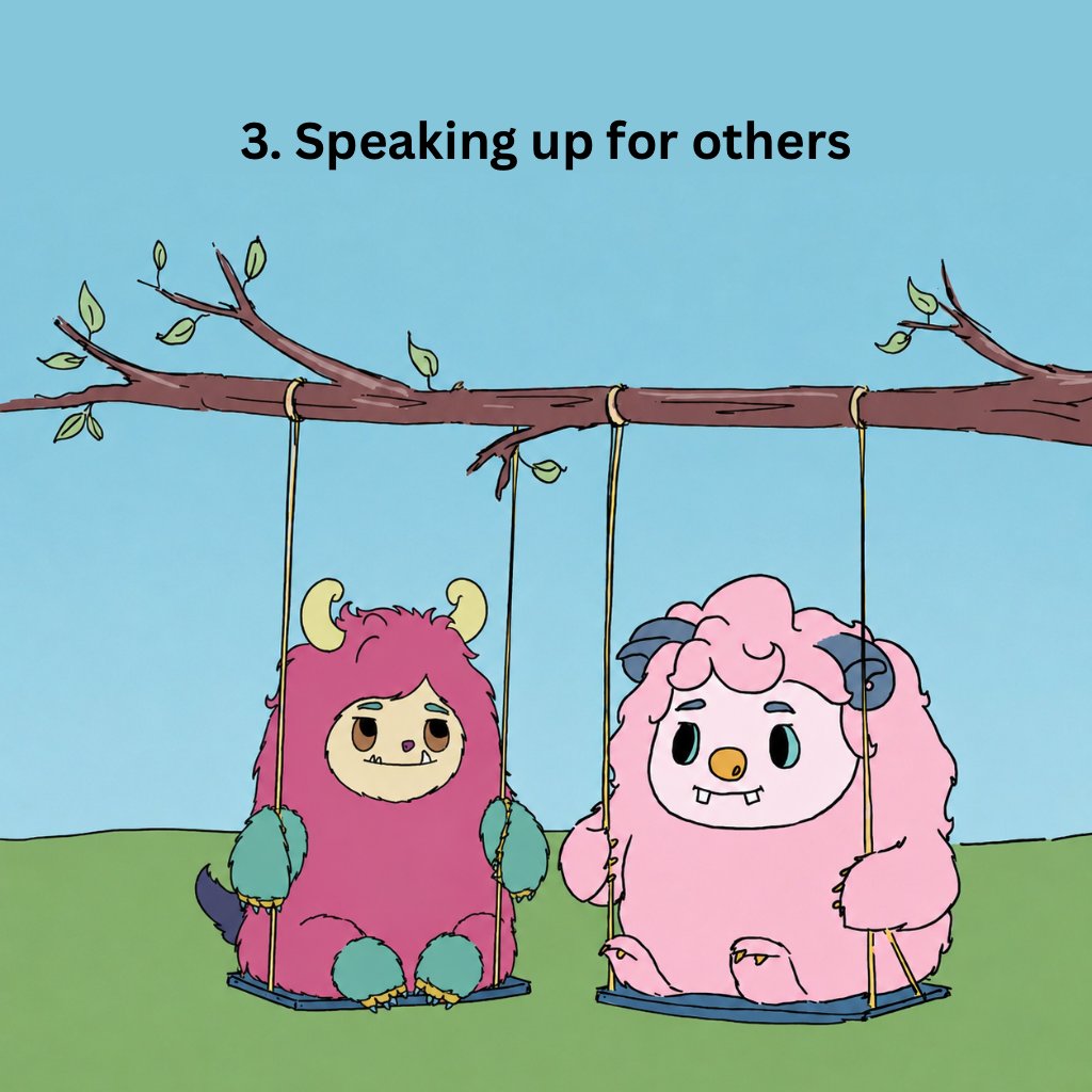 cuddlemonsterco's tweet photo. Redefining what it means to be brave! 🌟 Courage is so much more than just not being afraid. It’s admitting you were wrong, saying you’re sorry, using your voice for others, and daring to try something new. 💛 
#cuddlemonstercorp https://t.co/QsuYCG7qGu