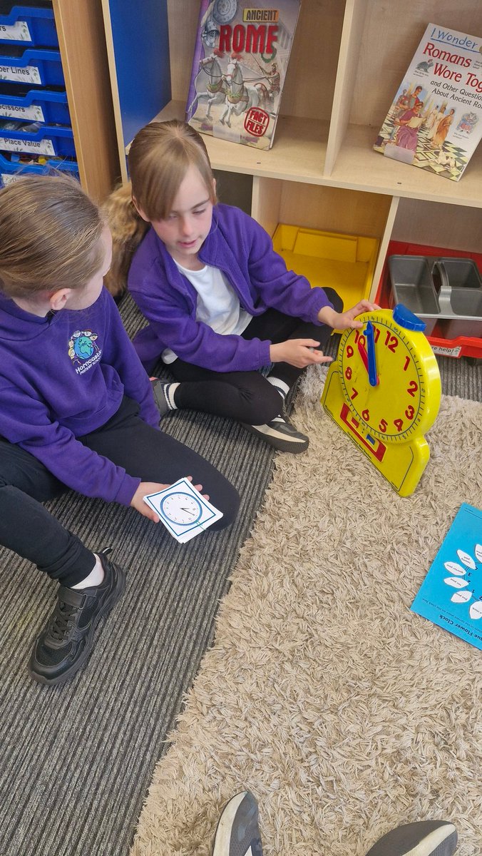 HorncastlePri's tweet photo. What time is it? Year 3 have been learning how to tell the time to the nearest 5 minutes by making their own clocks and practising their learning. โฐ๏ธ๐โ๏ธ #resilience #timetolearn https://t.co/UTlRO4dNiu