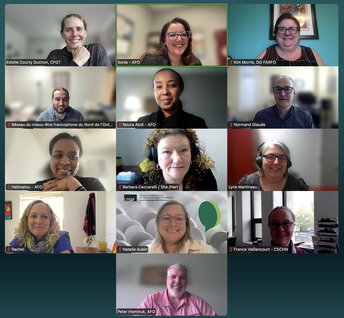 MonAssemblee's tweet photo. Très belle rencontre du Comité consultatif en santé cette semaine!

Merci aux membres pour la richesse des échanges, les réflexions partagées et leur engagement continu envers les enjeux de santé qui touchent les francophones de l’Ontario.

Ensemble, nous continuons de faire avancer les priorités de notre communauté. 💚 #Onfr