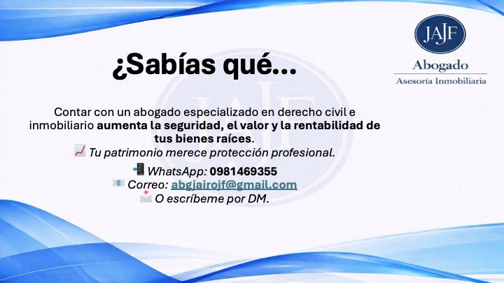 Abg. Jairo Jarrín Farías, Mgs. tweet media