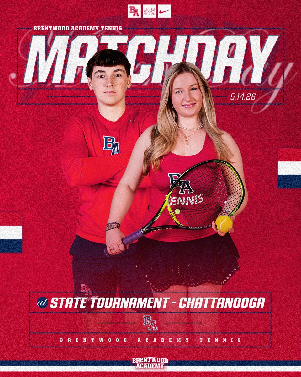 ESBN_BA's tweet photo. A lot of postseason action today for the Eagles! Good luck to Zoey Patton ‘29, Brooks Halstead ‘26, Ryan Ervin ‘28, and Blake Allen ‘27 as they compete this morning in the tennis individual state tournament! Roman Jennings ‘27, Waller Woodcock ‘27, Evie Wilson ‘27, and Livi Cox ‘27 are all competing today in the State Decathlon and Pentathlon! Then, our baseball team has a double-header tonight as they host McCallie to kick off their quarterfinal matchup. Go Eagles!