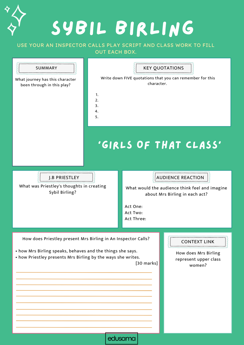 mrs_chudasama's tweet photo. 👀NOT SEEN IT YET?👀
AQA An Inspector Calls Character Study Booklet https://t.co/rEMPiw8YcG 

#English #TeamEnglish #GCSE #Character #Study #Revision #AnInspectorCalls #Play #Study https://t.co/gAuHq0f36i