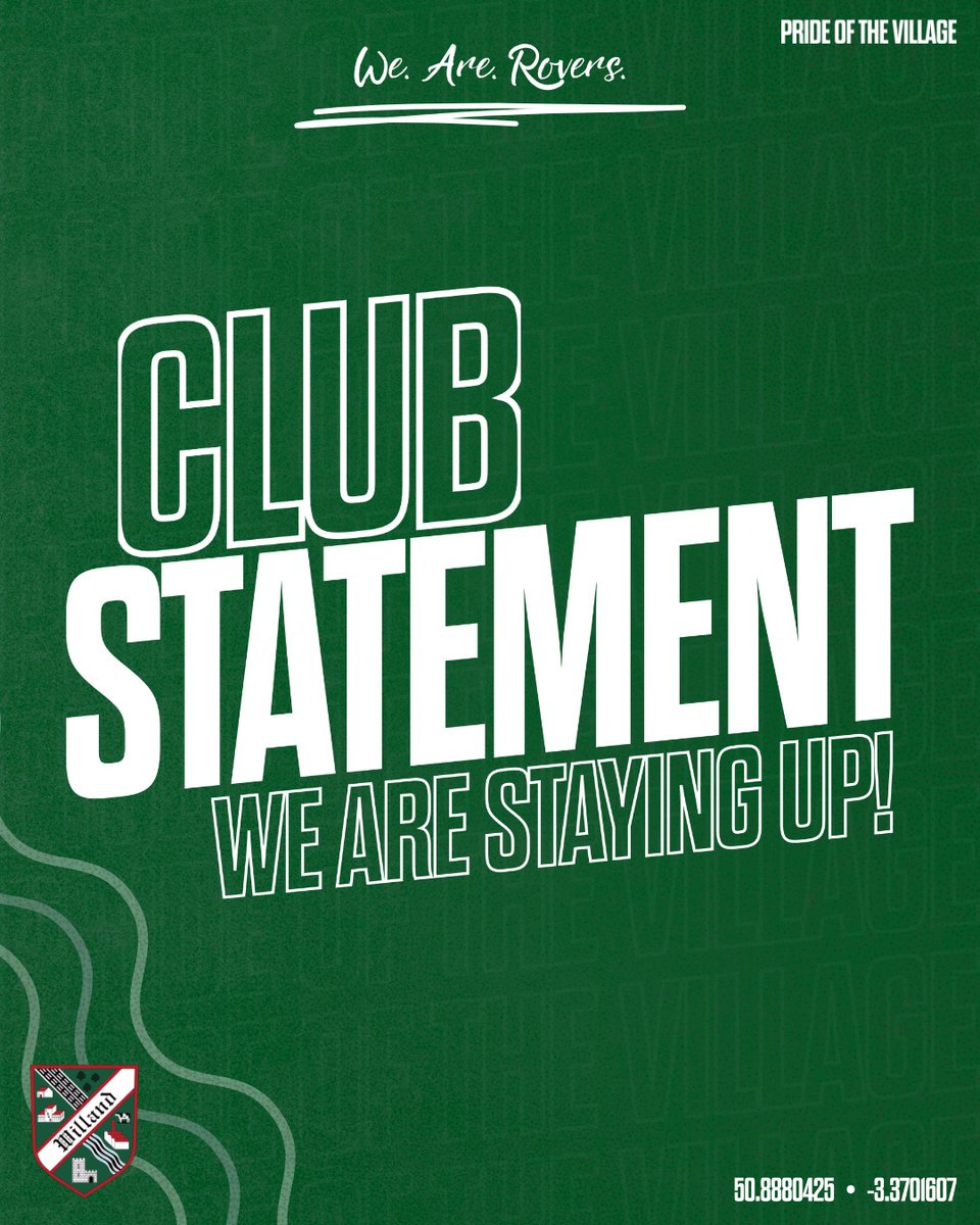 Willand Rovers FC tweet media
