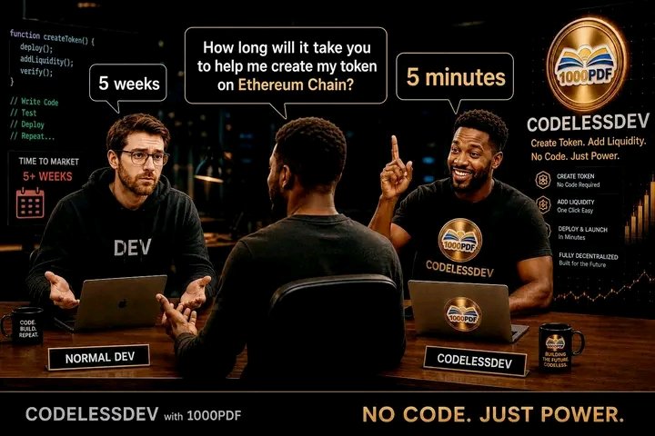Token1000PDF's tweet photo. Who will you go for?

When speed is required, always choose #codelessdev https://t.co/iWJaTEMyAO