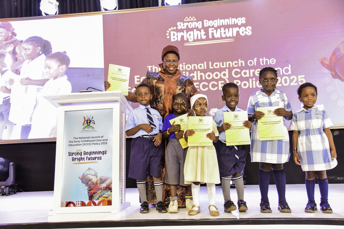 AmanyaBelyndah's tweet photo. I had the honour of #hosting the National Launch of Uganda’s #ECCE Policy, a powerful reminder that the future of any nation is shaped long before formal education begins.

One Key lesson stood out clearly:
🔑Early childhood development is not just an education issue. It is a human capital, governance and national development priority.

📌The quality of care, nutrition, protection, stimulation and support a child receives in their earliest years ultimately shapes the strength of a nation decades later.

Uganda is making an important shift from fragmented approaches to a more coordinated vision for children and families.

Read the policy👉 https://t.co/sDbEmZOFkH

Strong beginnings truly do create bright futures.

#ECCEPolicyUG #Leadership #PublicPolicy #Moderator #MC