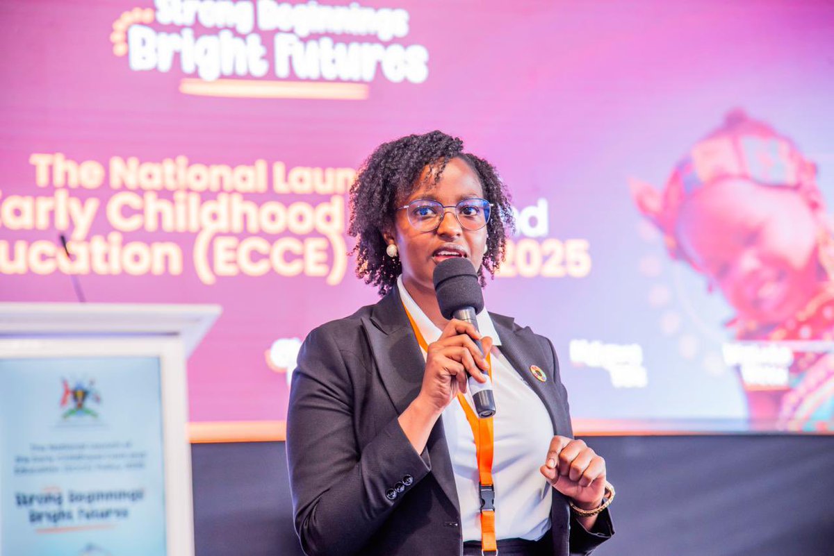 AmanyaBelyndah's tweet photo. I had the honour of #hosting the National Launch of Uganda’s #ECCE Policy, a powerful reminder that the future of any nation is shaped long before formal education begins.

One Key lesson stood out clearly:
🔑Early childhood development is not just an education issue. It is a human capital, governance and national development priority.

📌The quality of care, nutrition, protection, stimulation and support a child receives in their earliest years ultimately shapes the strength of a nation decades later.

Uganda is making an important shift from fragmented approaches to a more coordinated vision for children and families.

Read the policy👉 https://t.co/sDbEmZOFkH

Strong beginnings truly do create bright futures.

#ECCEPolicyUG #Leadership #PublicPolicy #Moderator #MC