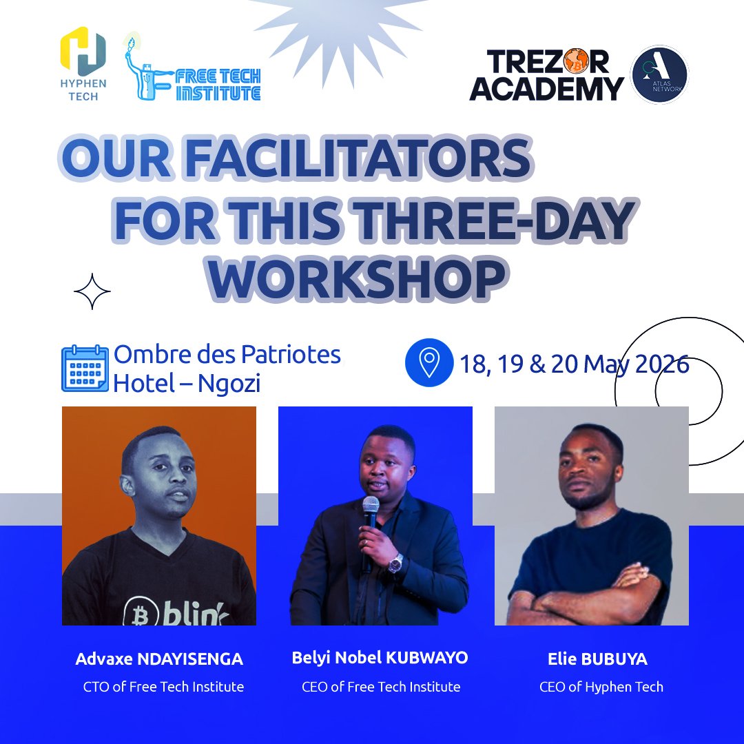 Freeti_Bdi's tweet photo. Special thanks to Trezor @TrezorAcademy  and @AtlasNetwork  for their support in launching the first of a three-cohort SME training series, which will conclude with a Policy Brief to be shared with relevant institutions across the country. 

#DigitalInnovation #Entrepreneurship https://t.co/ojR3mfqYHA