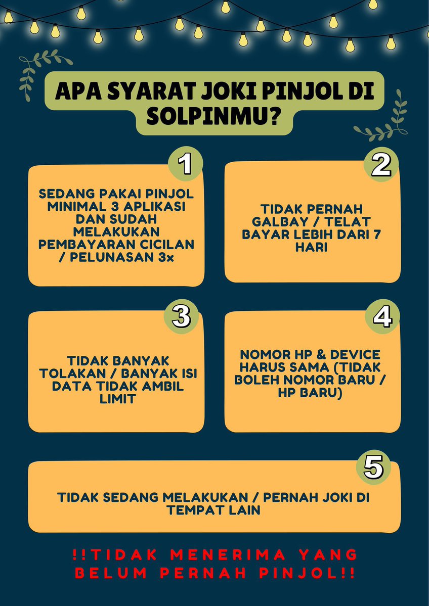 solpinmu sharing, joki pinjol, dan gestun🌻 tweet media