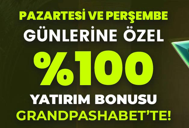 HaberNeticesi's tweet photo. 💚 Pazartesi &amp; Perşembe artık daha kazançlı!
GrandPashabet’te yatırımını yap, %100 bonus fırsatını yakala 🎁🔥
Kazancı ikiye katlamak için doğru zaman! 🚀
#Grandpashabet #Bonus #YatırımBonusu #Casino #Bahis https://t.co/7qTOd0EDxb