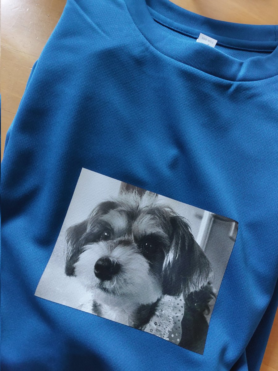 maru0___0maru's tweet photo. モコTシャツ作ったので
おとんとおかんにプレゼント🎁
おとんの小さかった🤣 https://t.co/Gpzs0jrR5v