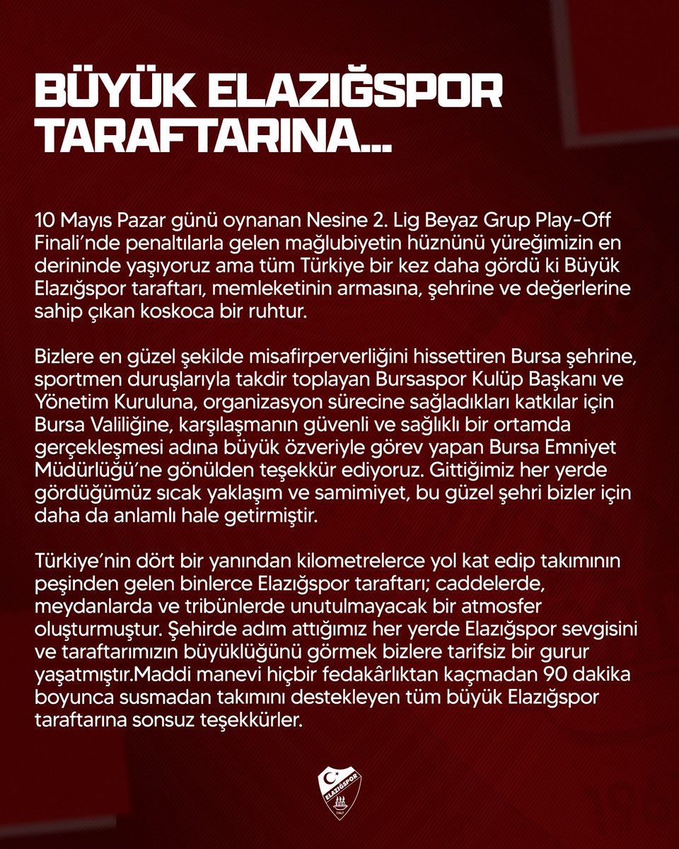 Seza Çimento Elazığspor tweet media