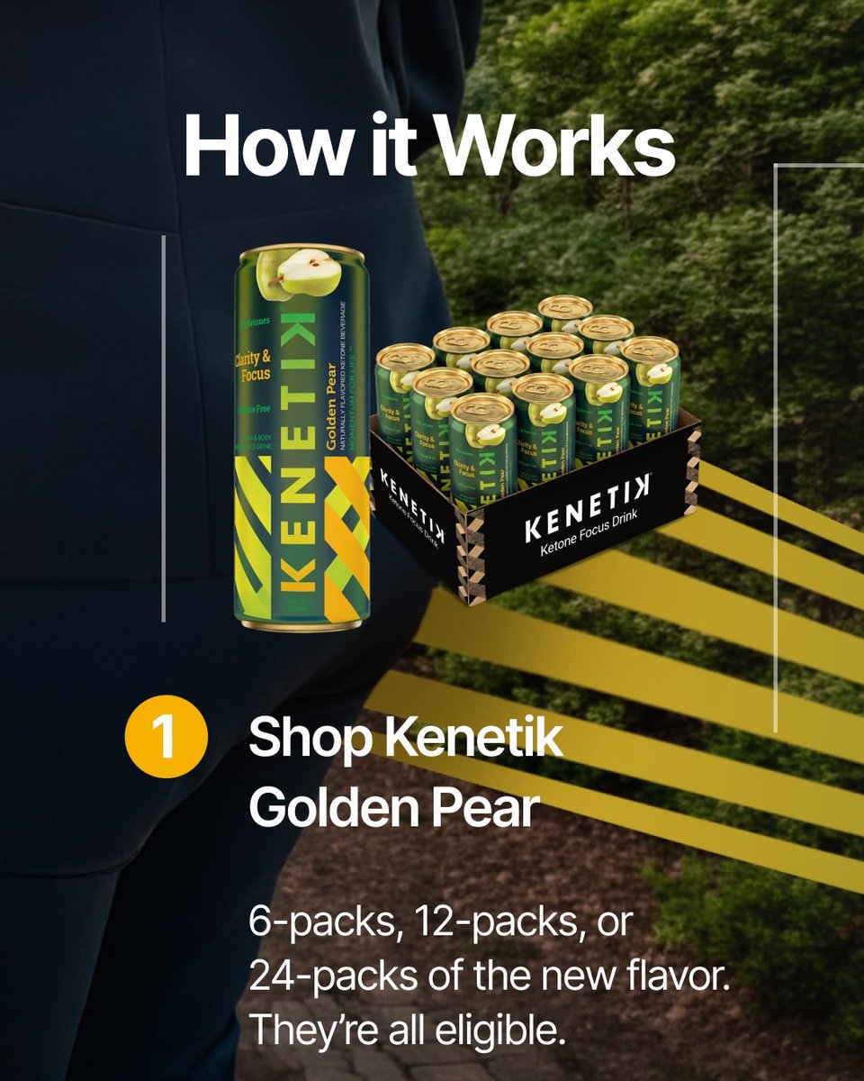 Kenetik's tweet photo. In case you missed it, here's what's up for grabs.
🏆 Grand prize: Gold Oura Ring + Pro-Tek Watch + Custom Kenetik Cooler + a full year of Kenetik.
🥈 4 runners-up each win: Pro-Tek Watch + Custom Cooler + a 3-month supply.
Every order is a chance. The golden can is your ticket. https://t.co/SXnHqXKZaj