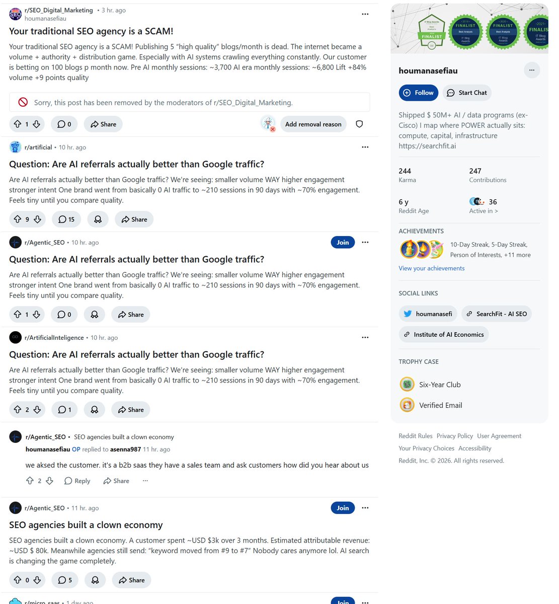 r/SEO (@rSEOReddit) / Posts / X