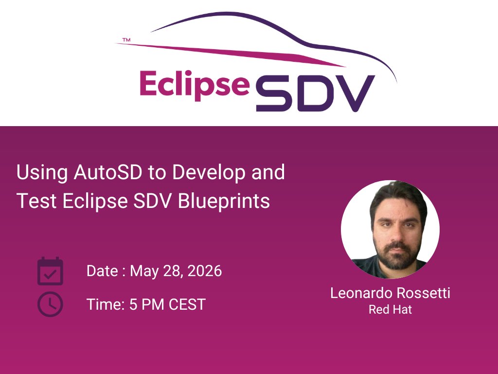 Eclipse Software Defined Vehicle tweet media