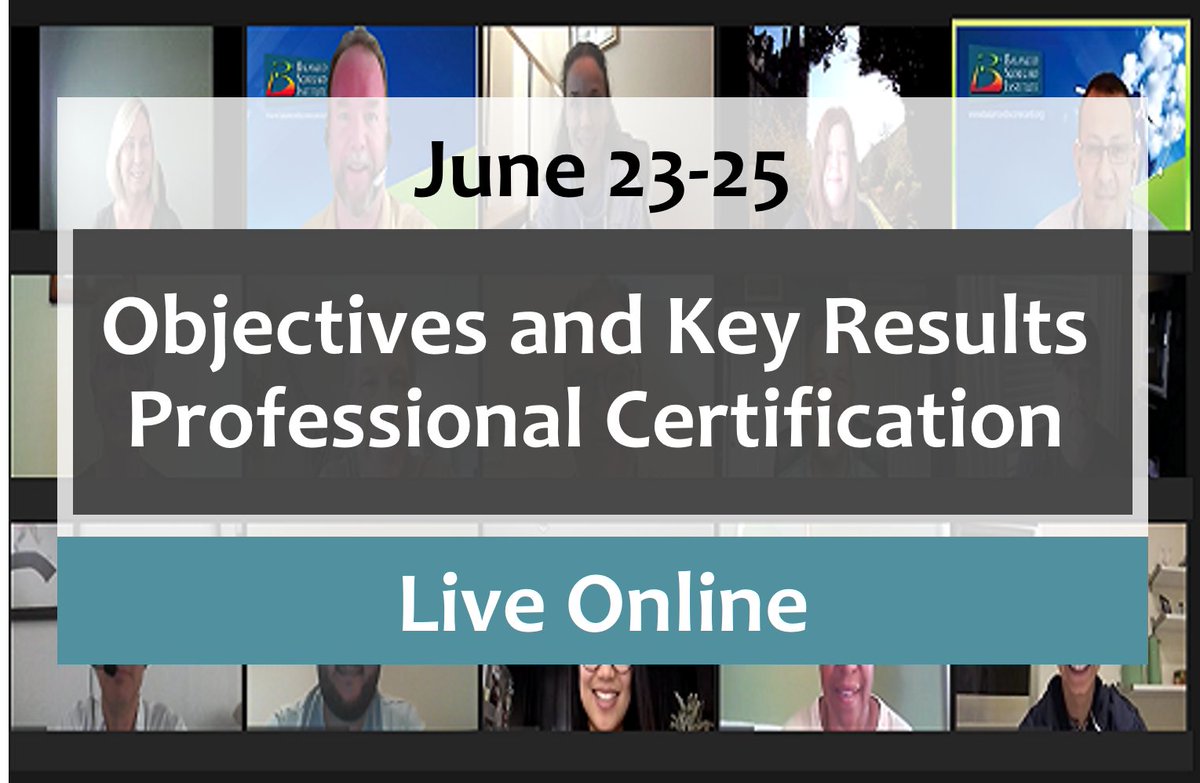 BSCInstitute's tweet photo. Early Bird discount expires May 21 for our #BalancedScorecard #Certification Course in Washington, DC and May 22 for our #OKR Certification Courses in June!
Register here and save!
https://t.co/QgUxWDuxv6
https://t.co/zeFrNPpZpG https://t.co/12kyN2ktD2