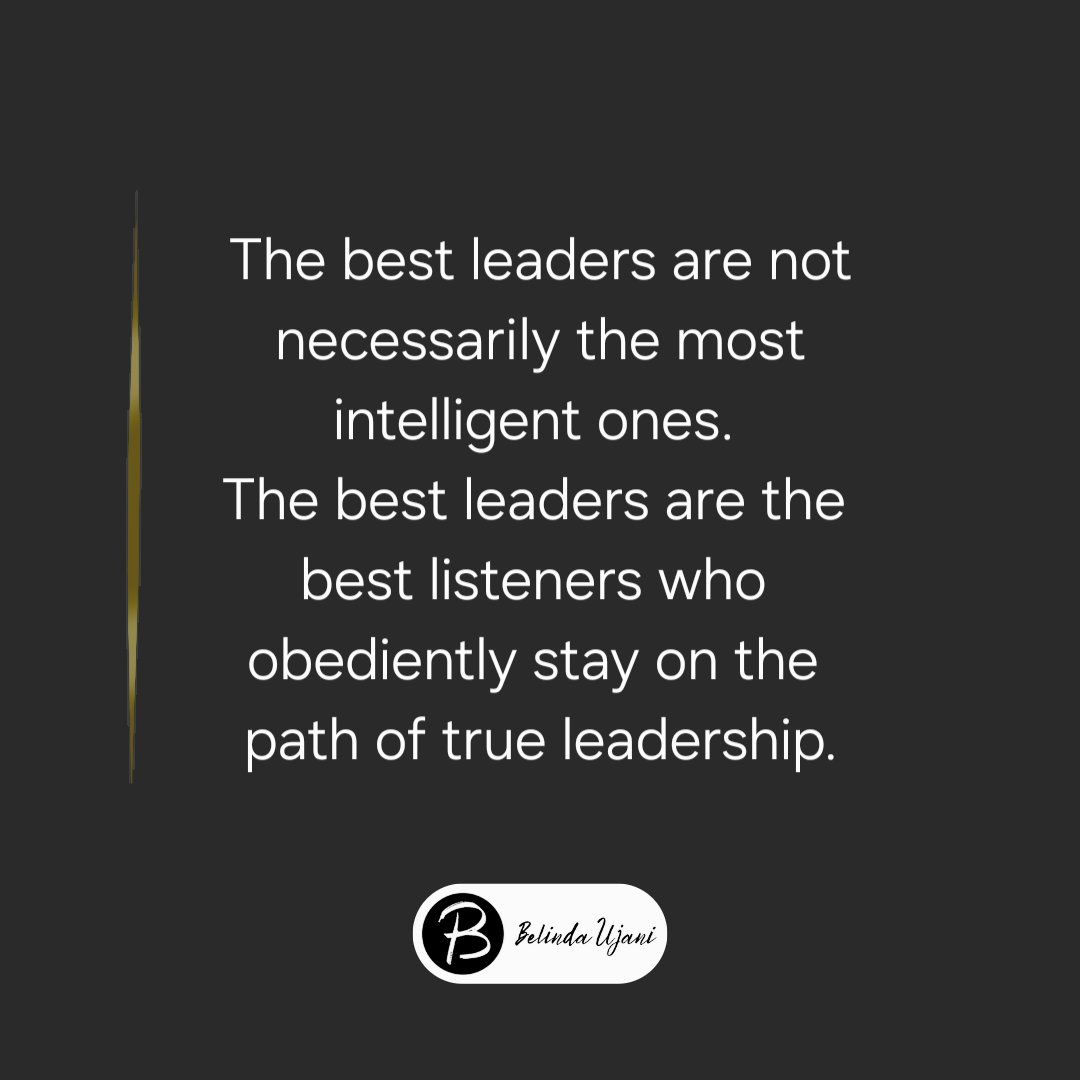 TheCoachBel's tweet photo. Develop your ability to listen.
Then find out what true leadership requires of you &amp; stay devoted to it (hint: morality is at the heart of it).

Doing so will make you an effective &amp; impactful leader who leads their followers in continuous forward motion.

#Leadership #Listening https://t.co/CCxYJVRmRN