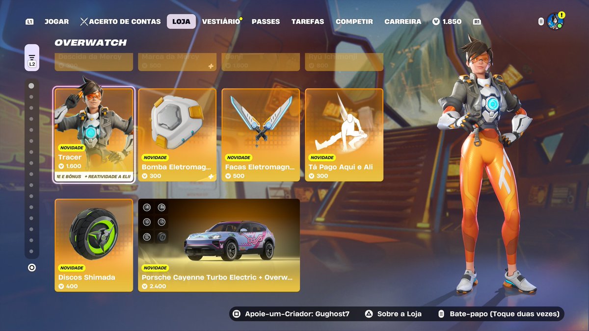 Gughost77's tweet photo. Bom dia 

 É estranhamente bom poder ver essa Collab acontecendo, é até melhor poder ver os personagens aqui no Fortnite 

Vou fazer um ou dois posts de fotos hoje 
Se for comprar algo 
Apoie Gughost7 
#ad #Fortnite https://t.co/c1wQJZDdn0
