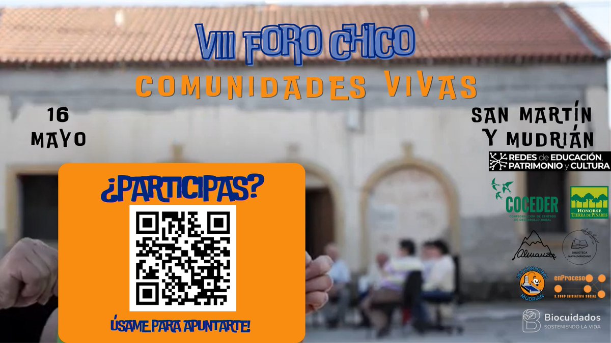 HTPinares's tweet photo. 📣 Este sábado nuestra gerente Mayte Ferreiro asistirá al VIII Foro Chico de la Adobera como ponente, en San Martín. La temática será "Comunidades Vivas" y quiere mostrar iniciativas que favorecen la sostenibilidad de la comunidad desde diferentes prismas. https://t.co/hGIi5yfGTq