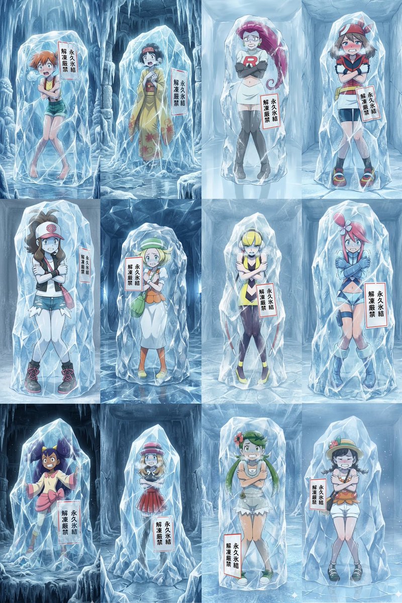 氷獄凍也の冷凍ヒロインAI研究会(旧縛られた上に氷漬け) tweet media