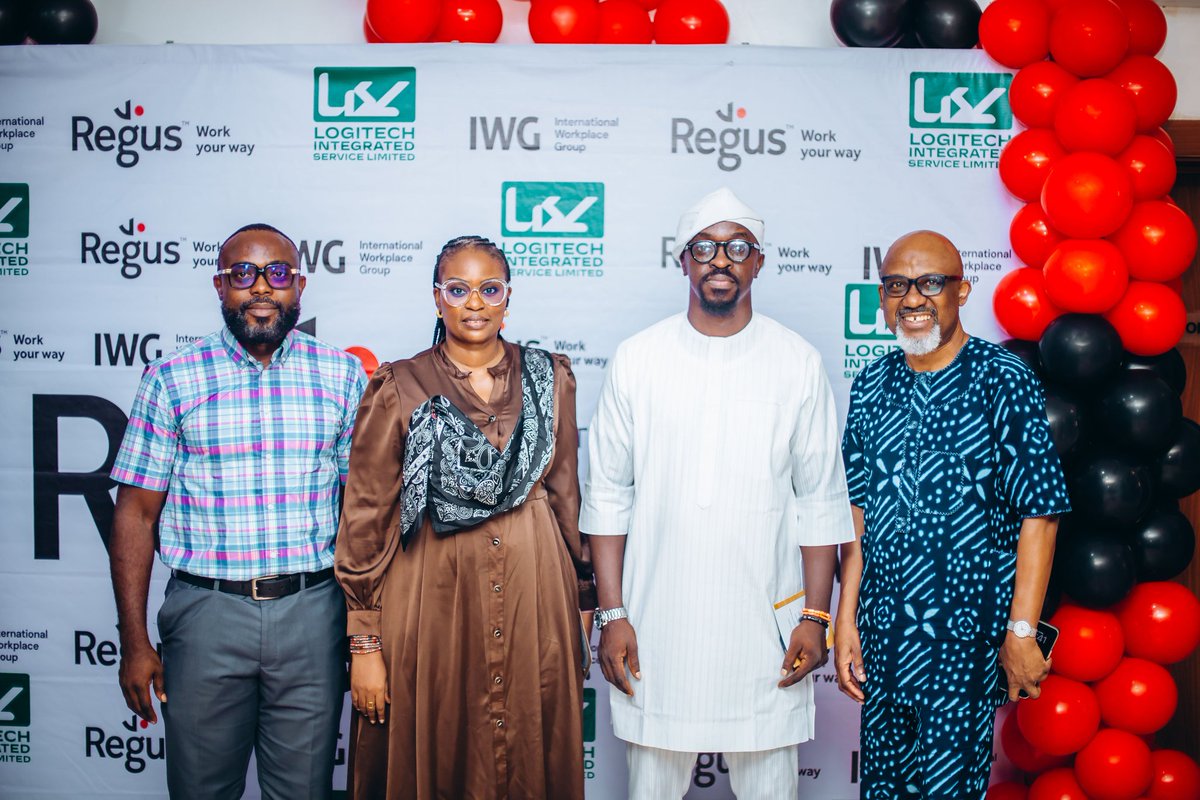 NutPRGlobal's tweet photo. At the opening event of Regus Jabi, Abuja in partnership with Logitech Integrated Services. 

A moment marking collaboration, expansion, and the future of modern workspaces in Abuja.

International Workplace Group plc 

#globalcompanies
#fintech https://t.co/J8LHUT4eC0