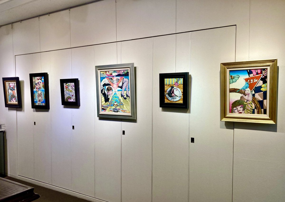 Qua_moon's tweet photo. 個展も残り2日です！是非是非お越しくださいー🥳

【荒木名月 油彩画展】
2026.5.11（月） → 5.16（土）
12:00～18:00（最終日は17時閉廊）
美岳画廊
〒104-0032 東京都中央区八丁堀4-13-5
幸ビル1F https://t.co/sS29R3jIzJ
