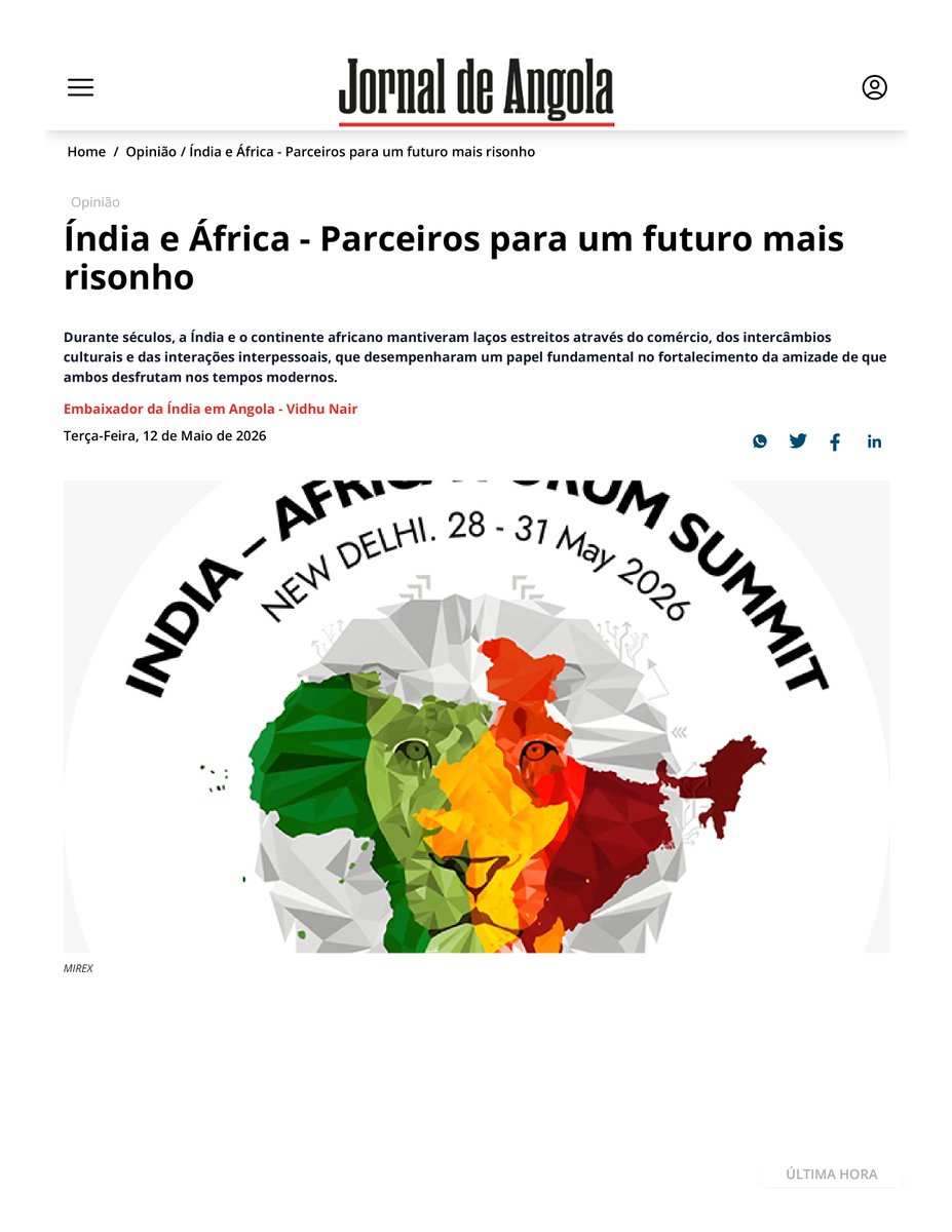 India in Angola tweet media