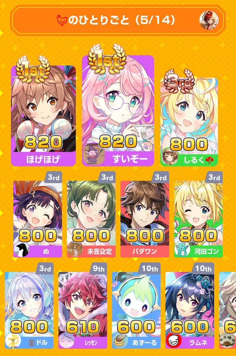 みんなで早押しクイズに10位入賞！ アプリダウンロードはこちらから